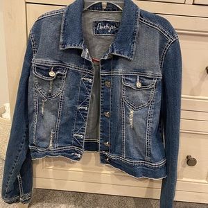 Adorable amethyst brand denim jacket